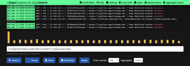 Screenshot of Logflare